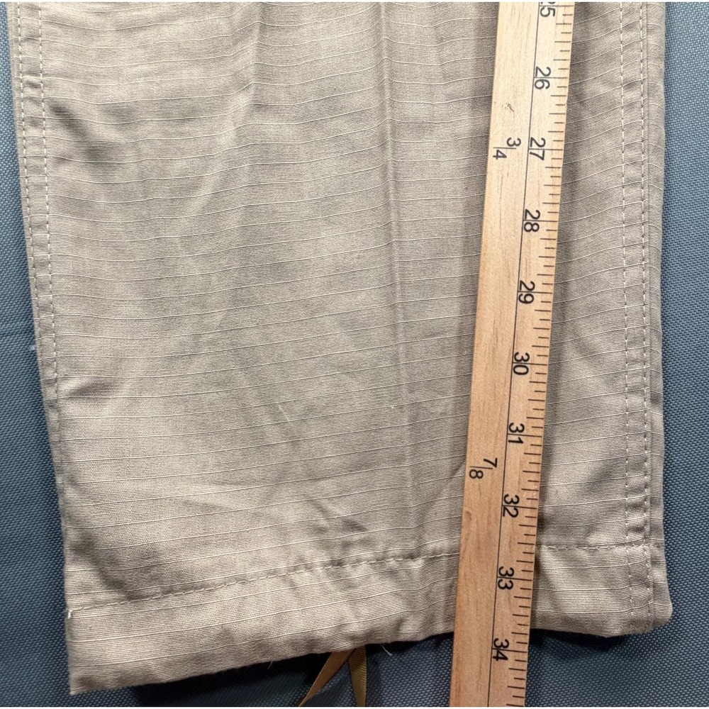 BDU Combat Trousers Khaki Tan Cargo Pants 100% Cotton USA | Men's Medium Long - Picture 11 of 15